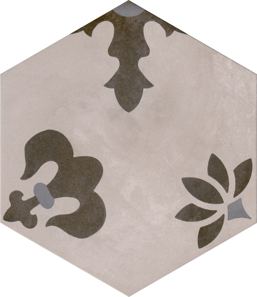 Victoria | Porcelain Tile | 215 x 250 mm | Matt | Hexagon
