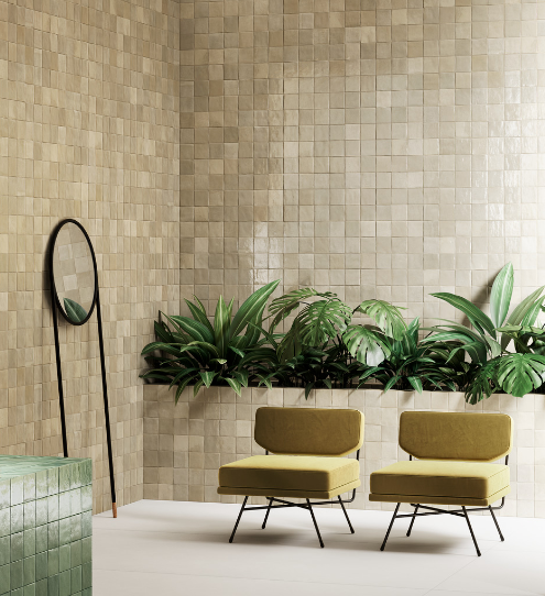 Polkerris | Ceramic Tile | 100mm x 100mm | Gloss