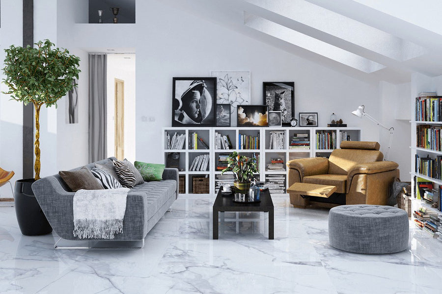 PFT Ice | Porcelain Tile | 595x595x9mm | Polished
