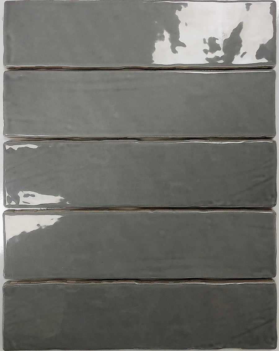 Atelier Smoke | Ceramic Tile | 75mm x 300mm | Gloss