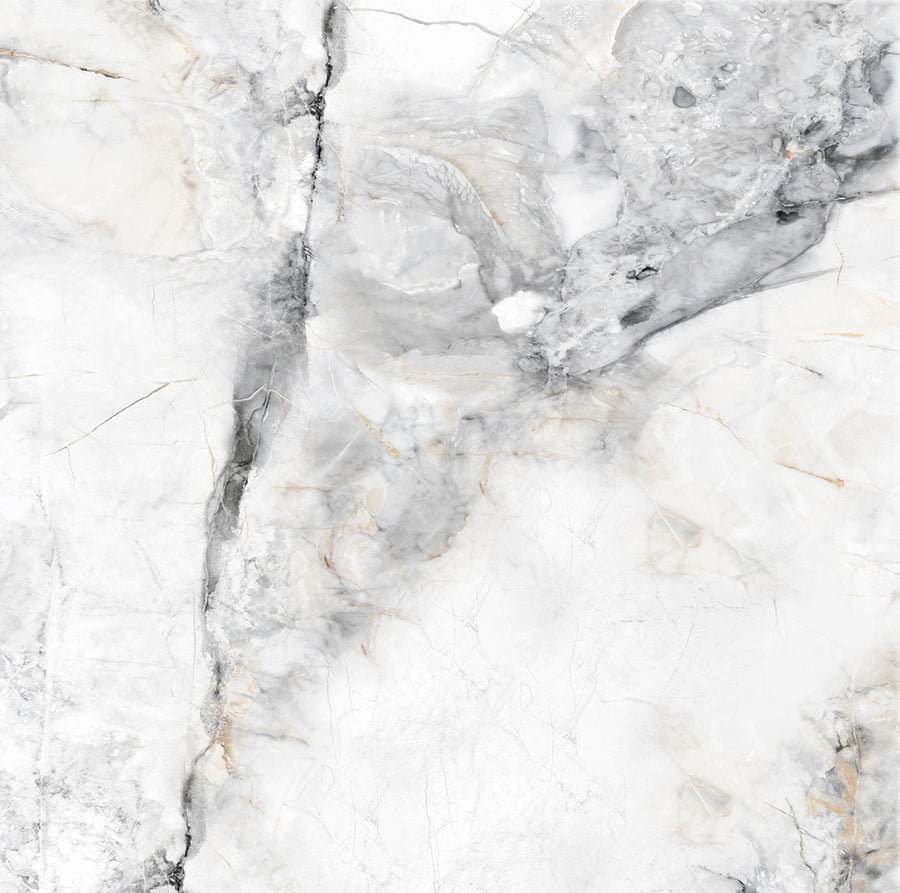 PCJ White | Porcelain Tile | 600x600x9mm | Polished