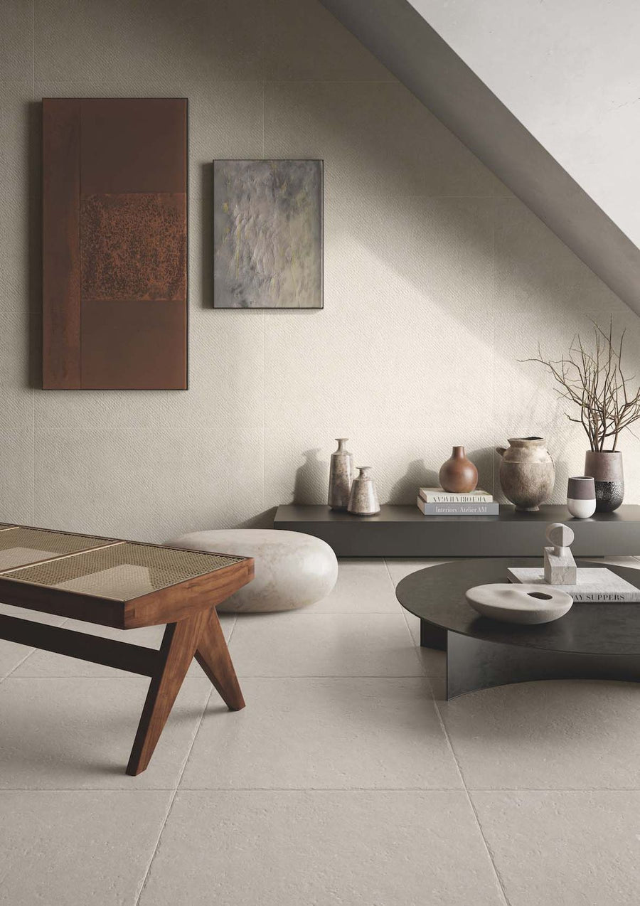 Stile Smoke | Porcelain Tile |900x900x9mm | Natural R10