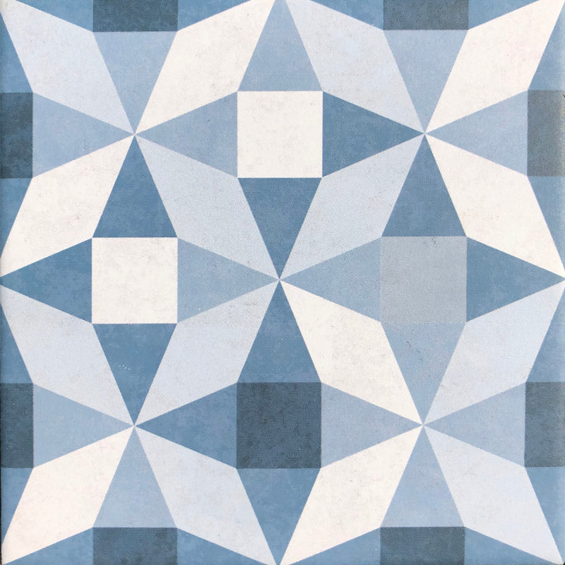 Era Blue | Porcelain Tile | 150mm x 150mm x 8mm | Matt R10