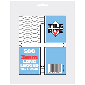 Tile Spacers Long Leg  | 3mm | 500pcs
